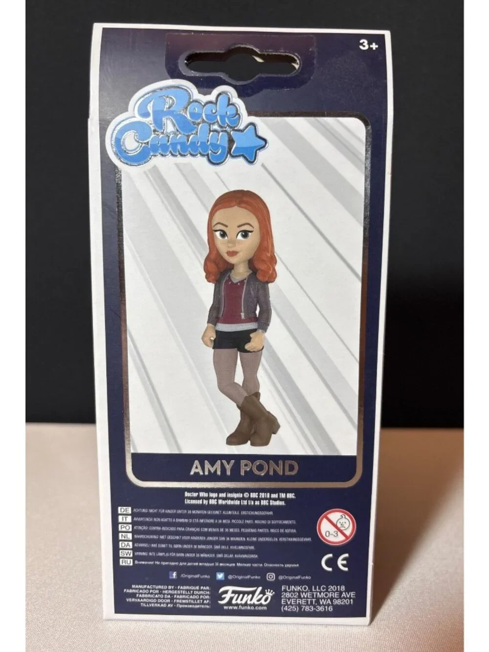 Funko Rock Candy Amy Pond Doctor Who Vinyl 2018 Canadian Convention Exclusive